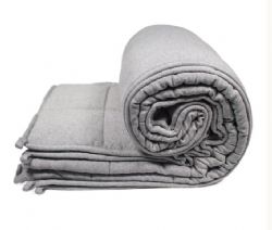 COUVERTURE LESTÉE (3 KG) - BOULEAU GRIS - 104 CM X 152 CM (41